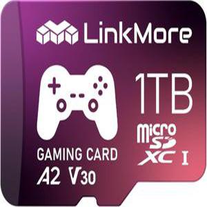 LinkMore XV23 PRO 1TB A2V30 MicroSDXC 카드 스위치 SD 어댑터와 호환  최대 읽기 170MB/s