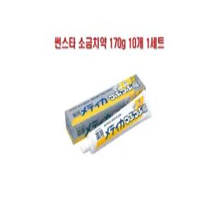 일본 썬스타 소금 치약 메디카 츠부츠부 시오 170g 10개 , 7월4주차에 발송가능