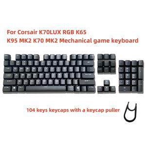 Corsair Strafe RGB MK2 K70LUX K68 키보드 키캡, 104 기계식 게임용 예비