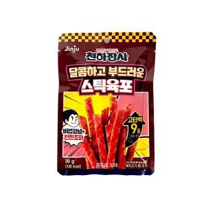 천하장사 달콤하고 부드러운 스틱육포30g