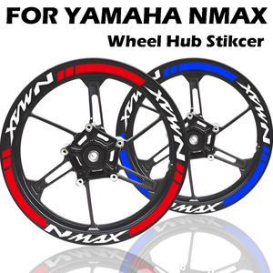 NMAX Nmax 125 155 160 반사 바이크 오토바이 휠 허브 스티커 모토 전동 자전거 스쿠터 림 스트립 테이프