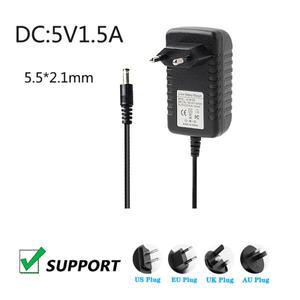 변압기 충전기 AC 전원 어댑터 DC 5V 1.5A 1500mA DC5.5 x 2.1mm