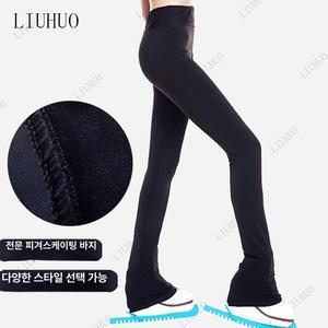 피겨 스케이팅 훈련복 팬츠 큐빅 사계절 연습복 바지