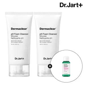 닥터자르트 더마클리어 pH 폼 클렌저 120ml 2개(+시카페어 트리트먼트 로션 15ml)