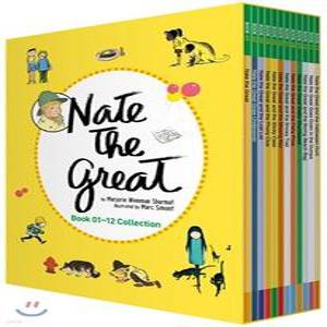 Nate the Great 네이트 더 그레이트 영어원서 박스 세트 (Book 1~12) (네이트 더 그레이트 롱테일 에디션 )