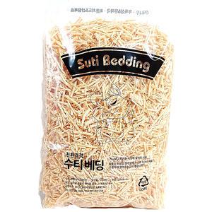 수티 편백나무 베딩 12L/햄스터/고슴도치 베딩/톱밥