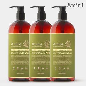 [아미니] 릴렉싱스파 오일 바디워시 시트러스 허브향 400ml 3개
