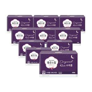 좋은느낌 오리지널 수퍼롱 오버나이트 8px10팩 생리대