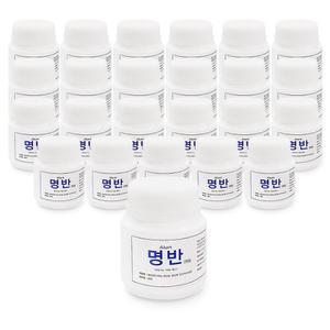 삼현제약 명반 180g 24개 백반 뱀퇴치 염색 가루 원형통