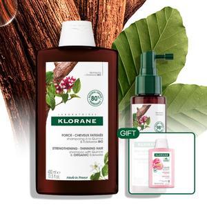 [결제시 20%] 퀴닌 에델바이스 샴푸 400ml+세럼 100ml (+피오니샴푸 100ml)