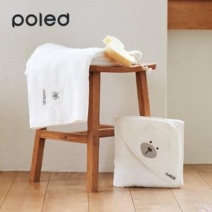 [폴레드]허그베어 무연사 대형 아기목욕타올 아기수건