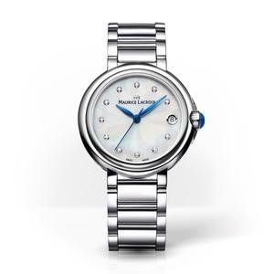 모리스라크로와 피아바 데이트 여성용 쿼츠 32mm 메탈밴드 FA1004-SS002-170-1