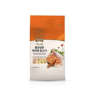 정관장 지니펫 강아지사료 저알러지 가수분해사료 홍삼넣은 연어와 닭고기 1kg