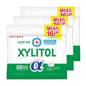 롯데 자일리톨 알파 트윈리필 102gx3개