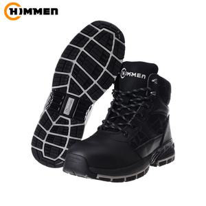 힘맨 보통작업용 에어메쉬 끈 안전화 HM-406N 블랙