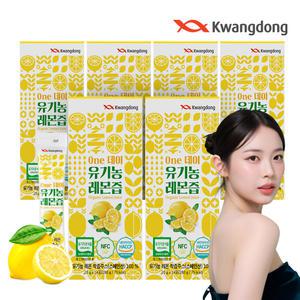 광동 원데이 유기농 레몬즙 스틱 5+1박스(총84포) 레몬수 착즙