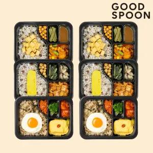 굿스푼 저당 당뇨도시락 식단 3종 6팩 솥밥 임당 영양식사 배달 맛있는 밥 반찬 한끼