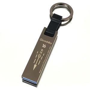 굿포유 USB3.0 G390 USB메모리 16GB 메탈 키링 연결고리