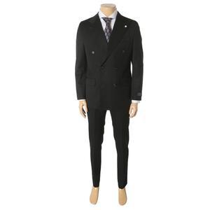 S/S  이태리 수입원단 블랙 더블 정장 세트 PGJ2045PGP2245