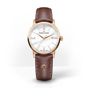 모리스라크로와 엘리오스 데이트 레이디 쿼츠 30mm 가죽밴드 EL1094-PVP01-111-1