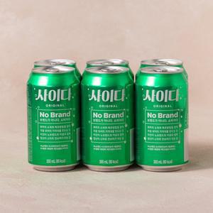 노브랜드 캔사이다 355ml*6