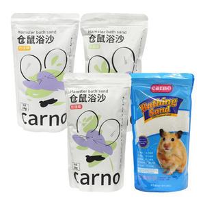 카르노 목욕모래 1kg/향랜덤/햄스터/친칠라/저빌/목욕모래/소동물용품
