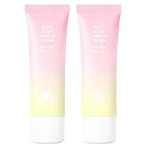 16브랜드 물분 톤업 크림 SPF50 PA 50ml 라이트피치 2개