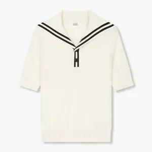 [STUDIO TOMBOY](강남점)카라배색 니트 풀오버 (9105252173SK)