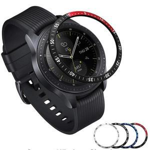 기어 S3 갤럭시 시계 4 클래식 42mm  GT2 명예 매직 2 46mm에 대한 금속 베젤 링 케이스 유리 화면 보호기