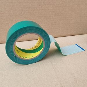 1P 천면테이프 50mmX25m 녹색 청면 점착 대영 면테이프 박스 청 그린 강력 점착 무대 포장 이사