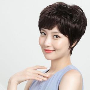 [하프클럽/모노무드]모노무드 인모 숏컷 가발 여성 사무 볼륨 가발셋