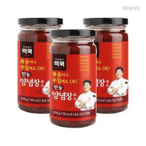 백종원 만능양념장 매콤한맛 양념장 370g 3개
