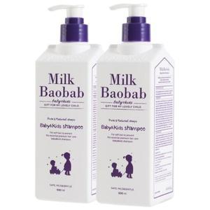 밀크바오밥 베이비 키즈 샴푸 500ml 2개