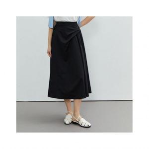 (더틸버리) 셔링 백 밴딩 플레어 스커트 TR4N0SK54W