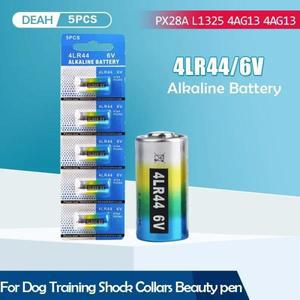 에이피씨마켓5PCS 6V 4LR44 알카라인  A544V 4034PX PX28A L1325 4AG13 544 4A76 개 훈련 충격 목걸이 카메