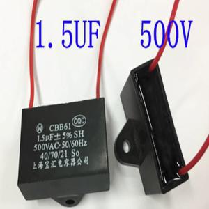 CBB61 500V 선풍기 시작 캐패시터, 0.8, 1.2, 2/2 5/3/4/4. UF 천장 레인지 후드, 5, 6, 8, 10, 14, 16