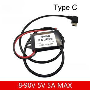 8-90V 12V 24V 48V 60V 72V 90V ~ 5V 5A DC DC 스텝 다운 컨버터 25W Type-C USB 마이크로 벅 전원 공급 장