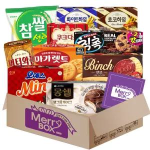 메리박스 탕비실과자2호 10종(칙촉+오예스+몽쉘+버터와플+빈츠+마가레트 외)