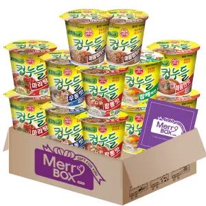 메리박스 컵누들1호 12개(매콤2+우동2+매콤찜닭2+마라2+참깨2+짬뽕2)