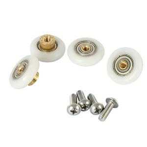 10pcs 샤워 도어 롤러 풀리 욕실 슬라이딩 유리 휠 액세서리 (19mm -27mm)