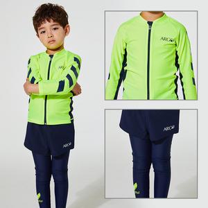 아르고 토피노 아동 보드숏 워터레깅스 세트 네온