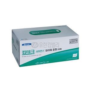 킴테크 사이언스 와이퍼 중형 200매 10카톤 와이퍼 산업용 산업용와이퍼 소모품 기름때제거