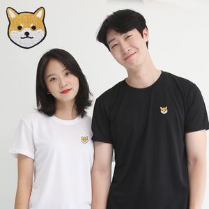 기능성 쿨론 시바 자수 쿨링 반팔 쿨 티셔츠