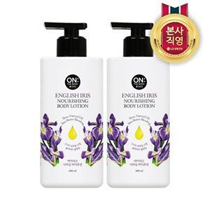 [온더바디]온더바디 플라워 아이리스 바디로션 400ml x 2개