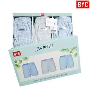 BYC 남성용 모시박서 트렁크  사각팬티 3매 21