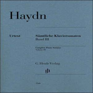하이든 피아노 소나타집 3 (핑거링) /Haydn Complete Piano Sonata Volume III pb. (HN 1340)