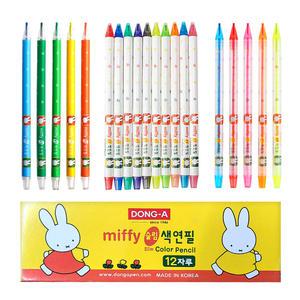 officeseller 동아 미피 슬림 단색 색연필 [12자루]