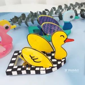 맘아트 DIY 오리배 만들기 키트 고무줄 동력배 과학의날 실험 고등수업