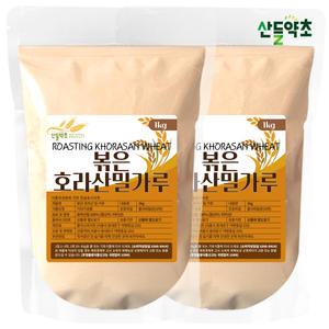 볶은 호라산밀가루 1kgx2팩 호라산 밀 분말 밀쌀
