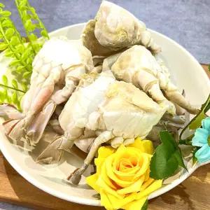 하늘씨푸드 연평도 제철 숫꽃게 냉동 절단 꽃게 1kg 봄 가을 급속냉동